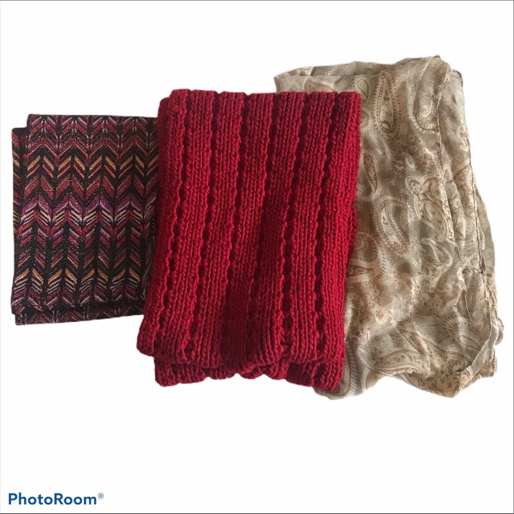 (3) infinity scarf bundle